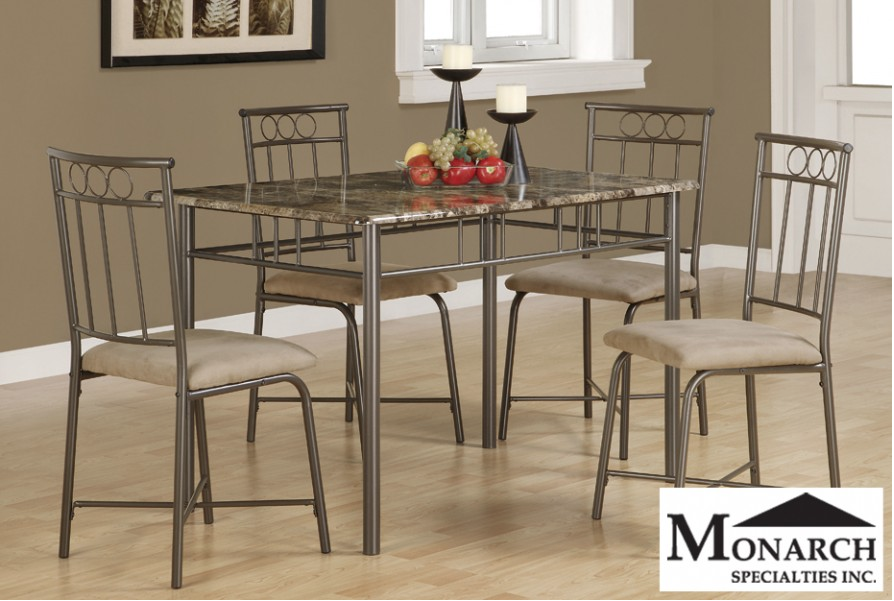 1029 Bronze 5-Piece Dinette Set