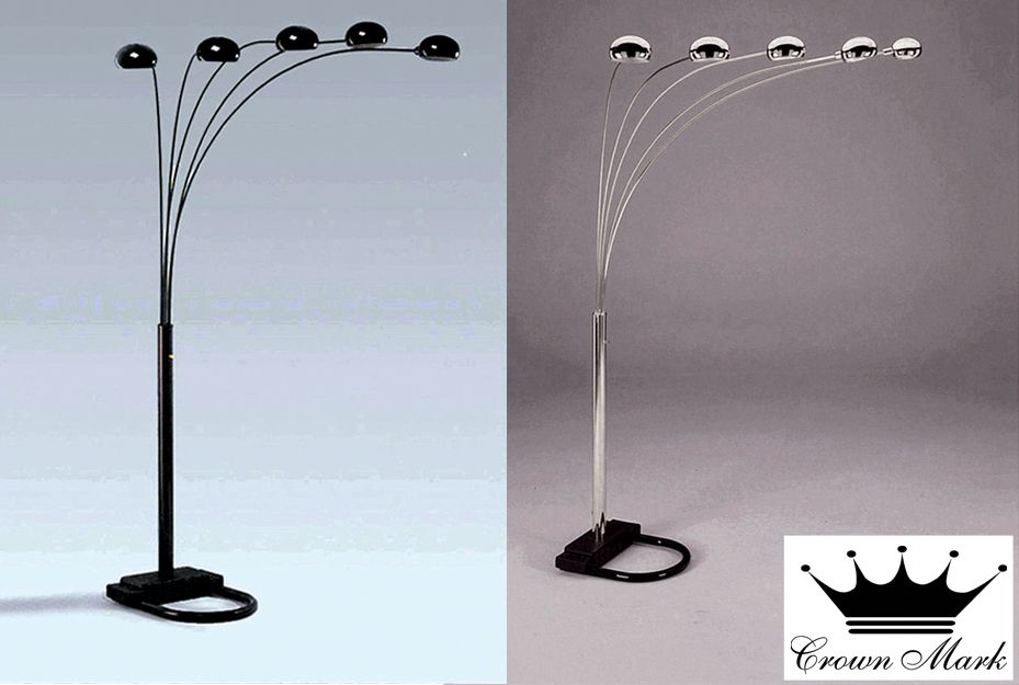 Black Or Pewter Spider Lamp