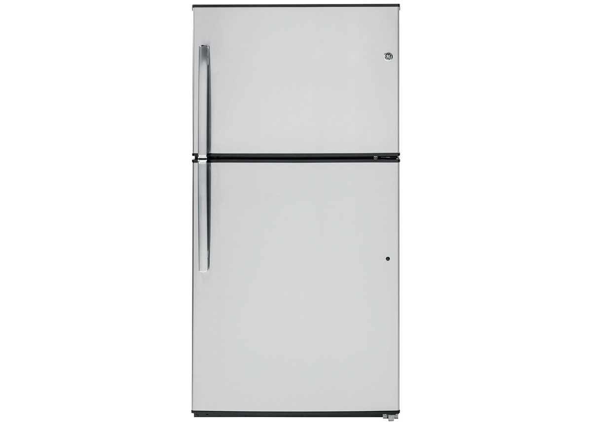 GE Stainless Steel 21 Cubic Foot Refrigerator