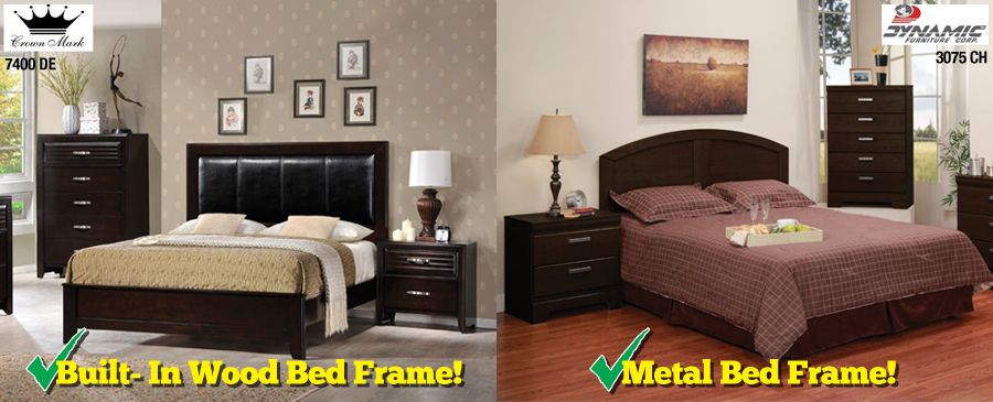 Metal vs wood bed frame comparison