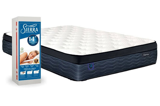 Sierra Mattress, which features a memory-foam-infused gel