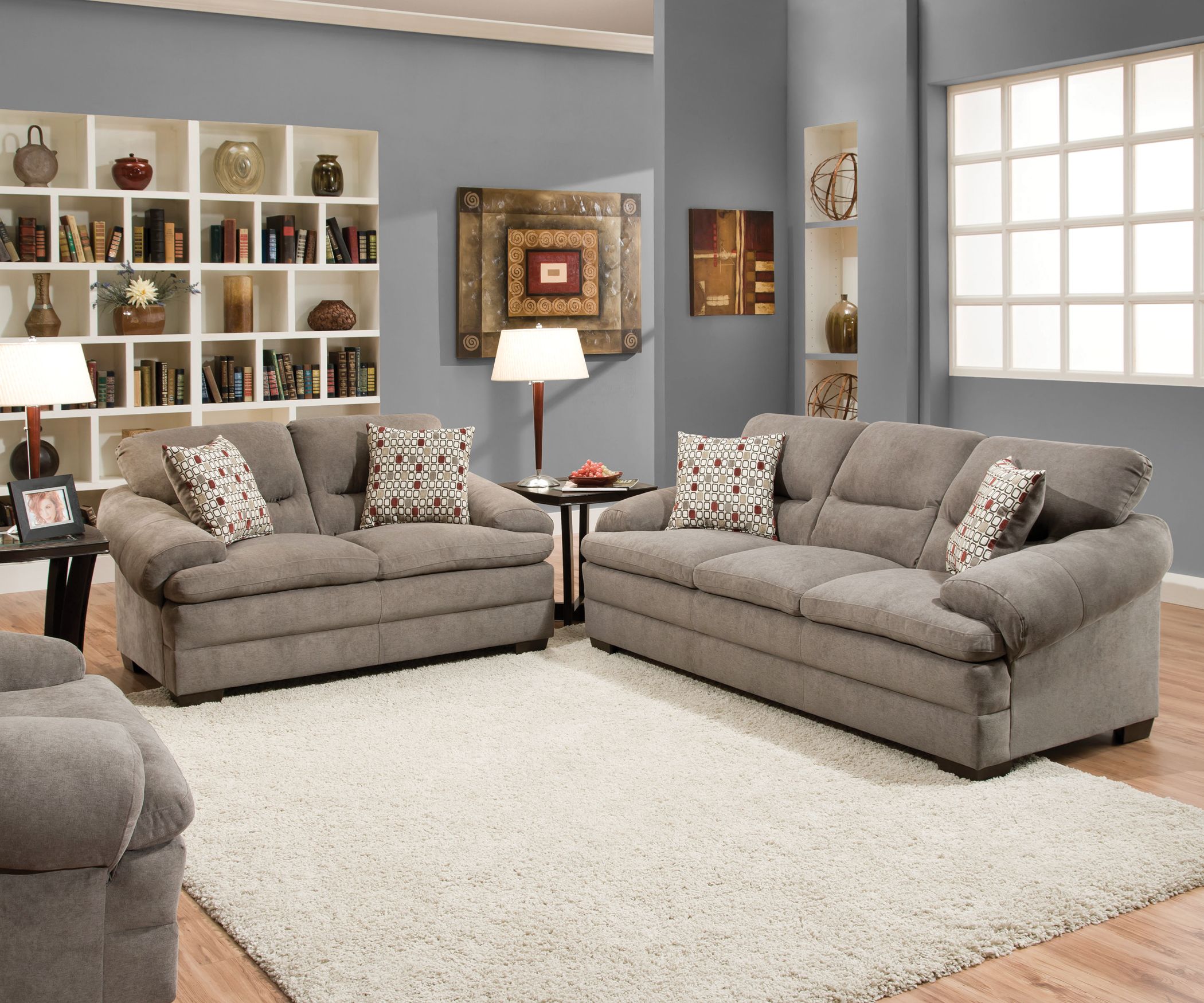 Miranda Shale Grey Sofa & Loveseat
