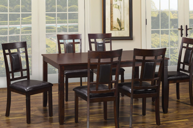 A dinette with a drop-leaf option