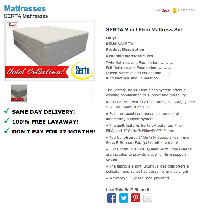 Serta Mattresses