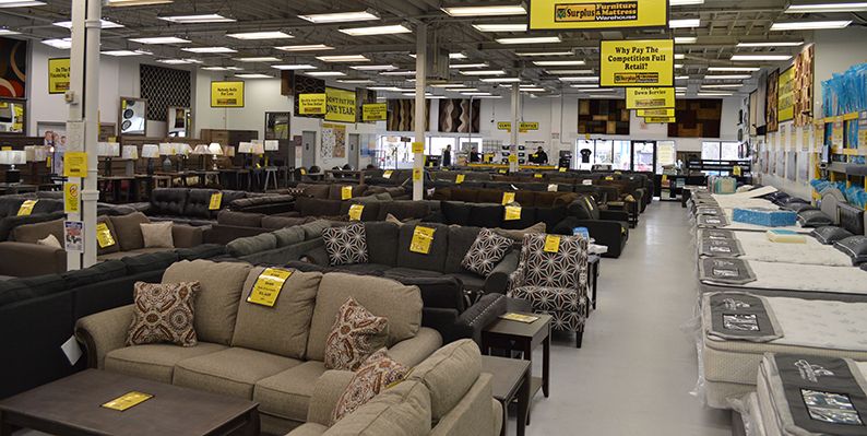 Surplus Furniture &mdash; Barrie showroom