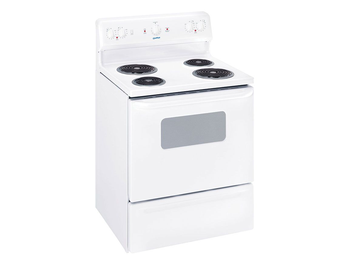 Moffat White 30-inch Electric Range with Coil Burners