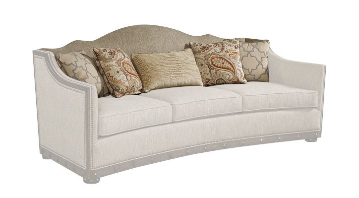 Camel Back Sofa