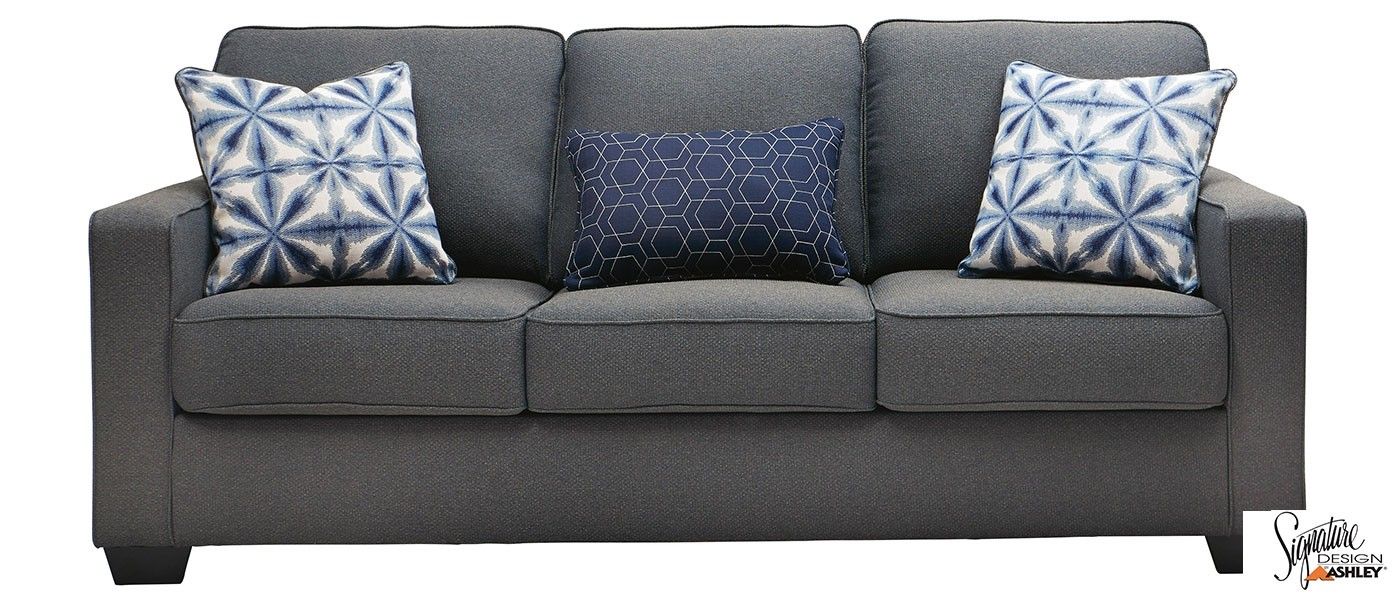 Sofa with track arms