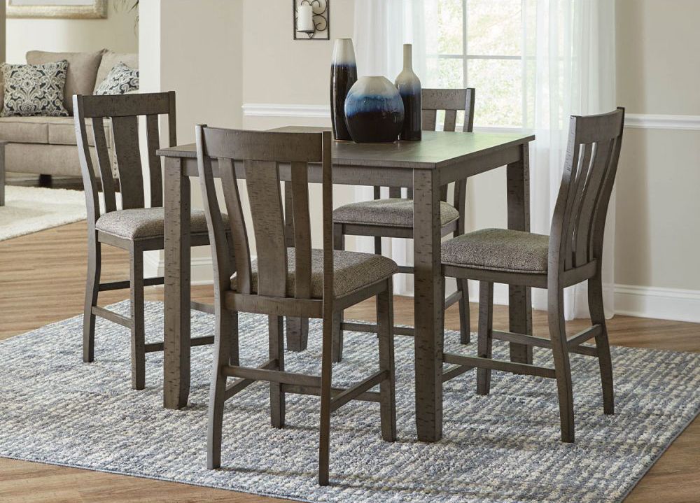Hawthorne Grey 5-Piece Dinette Set
