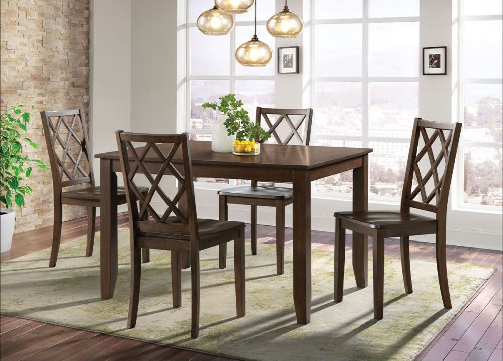 Harbor Brown 5-Piece Dinette Set