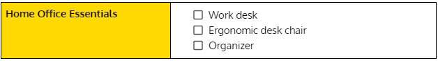 Home office essentials checklist