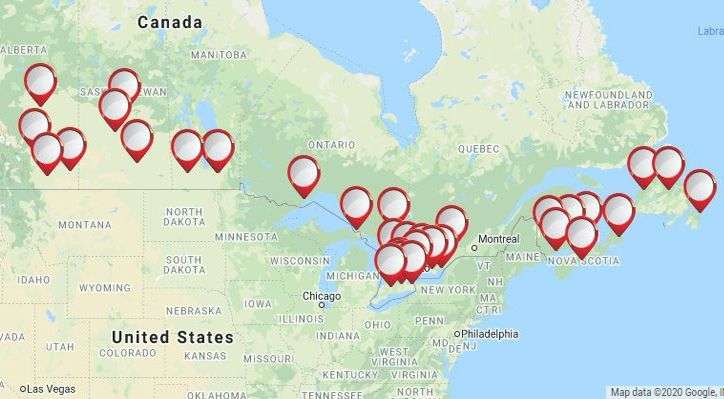Pick up your Furniture from any of our 35 store locations across Canada!