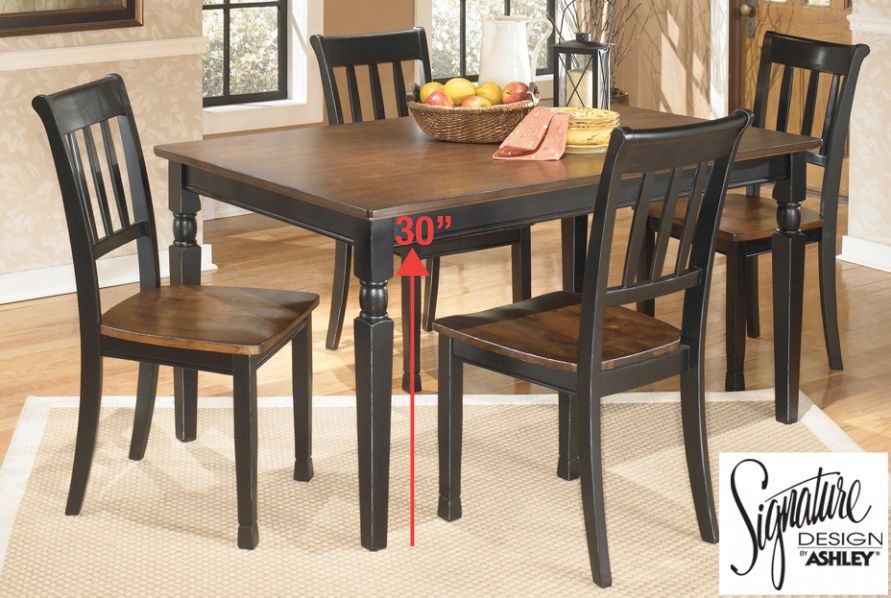 Standard-height dining table
