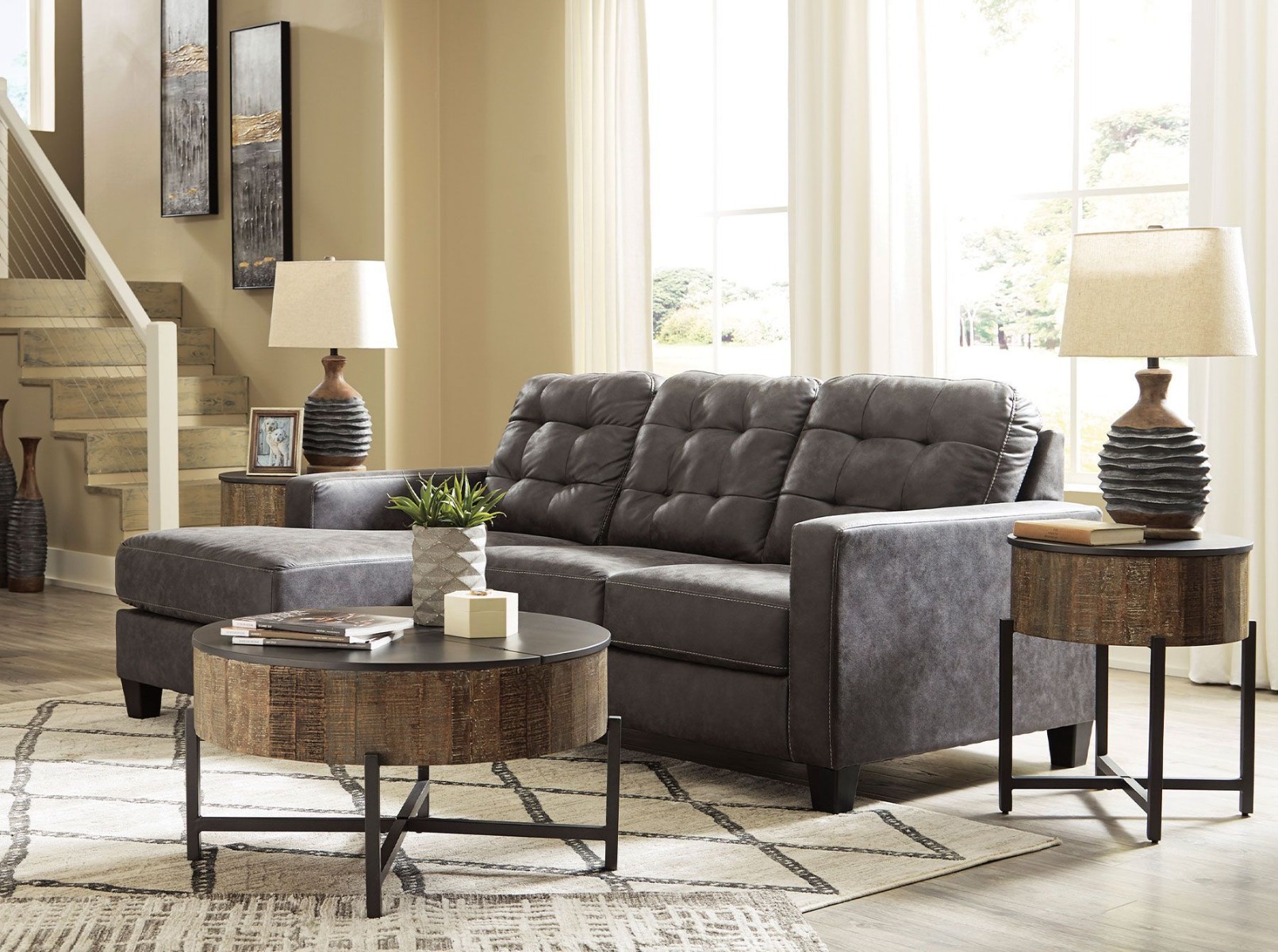 Living room with sofa