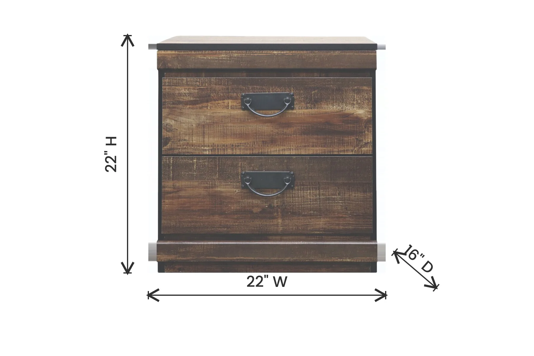 Montana Nightstand — Dimensions