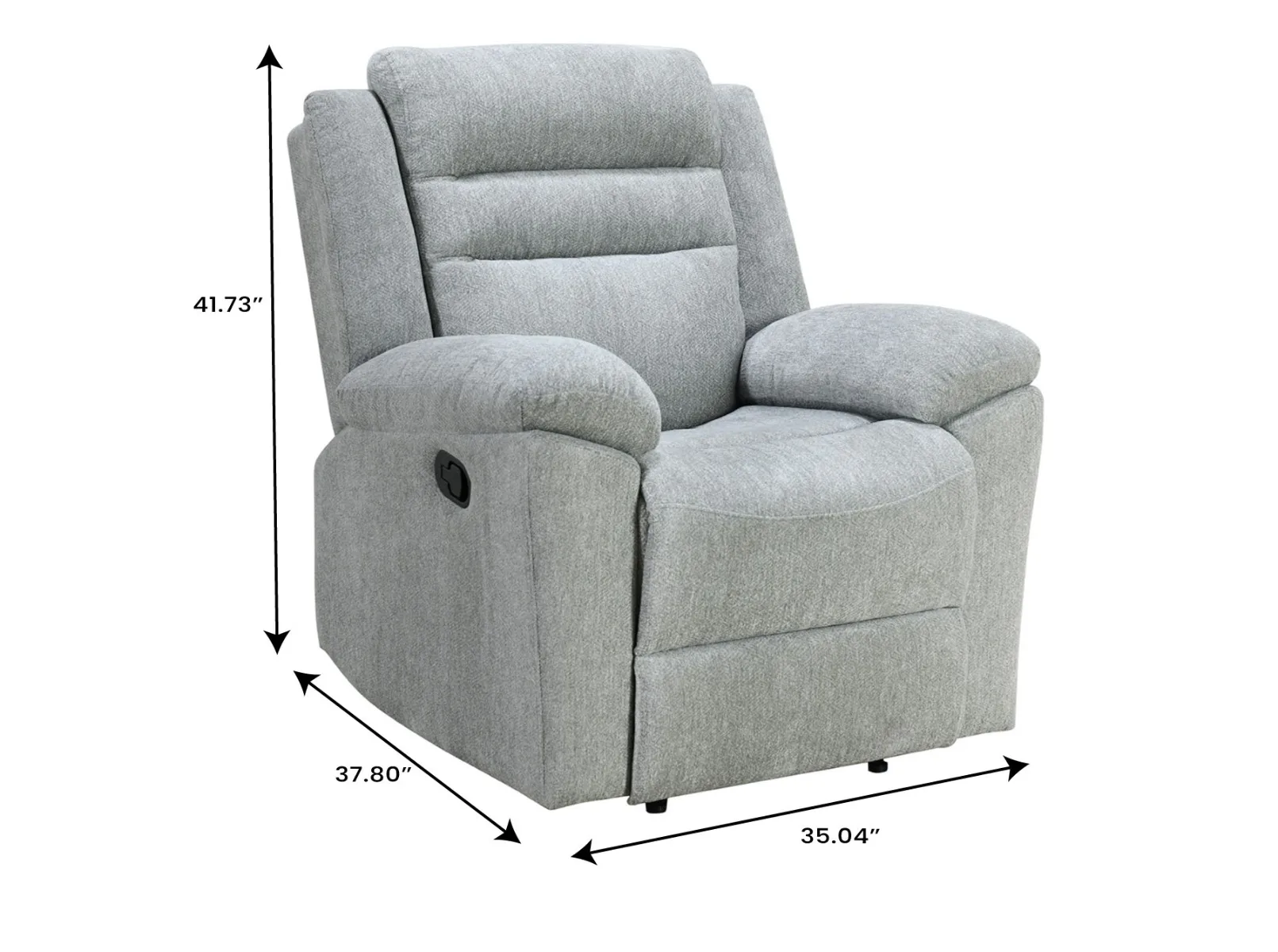 Ellie Lead Recliner — Dimensions