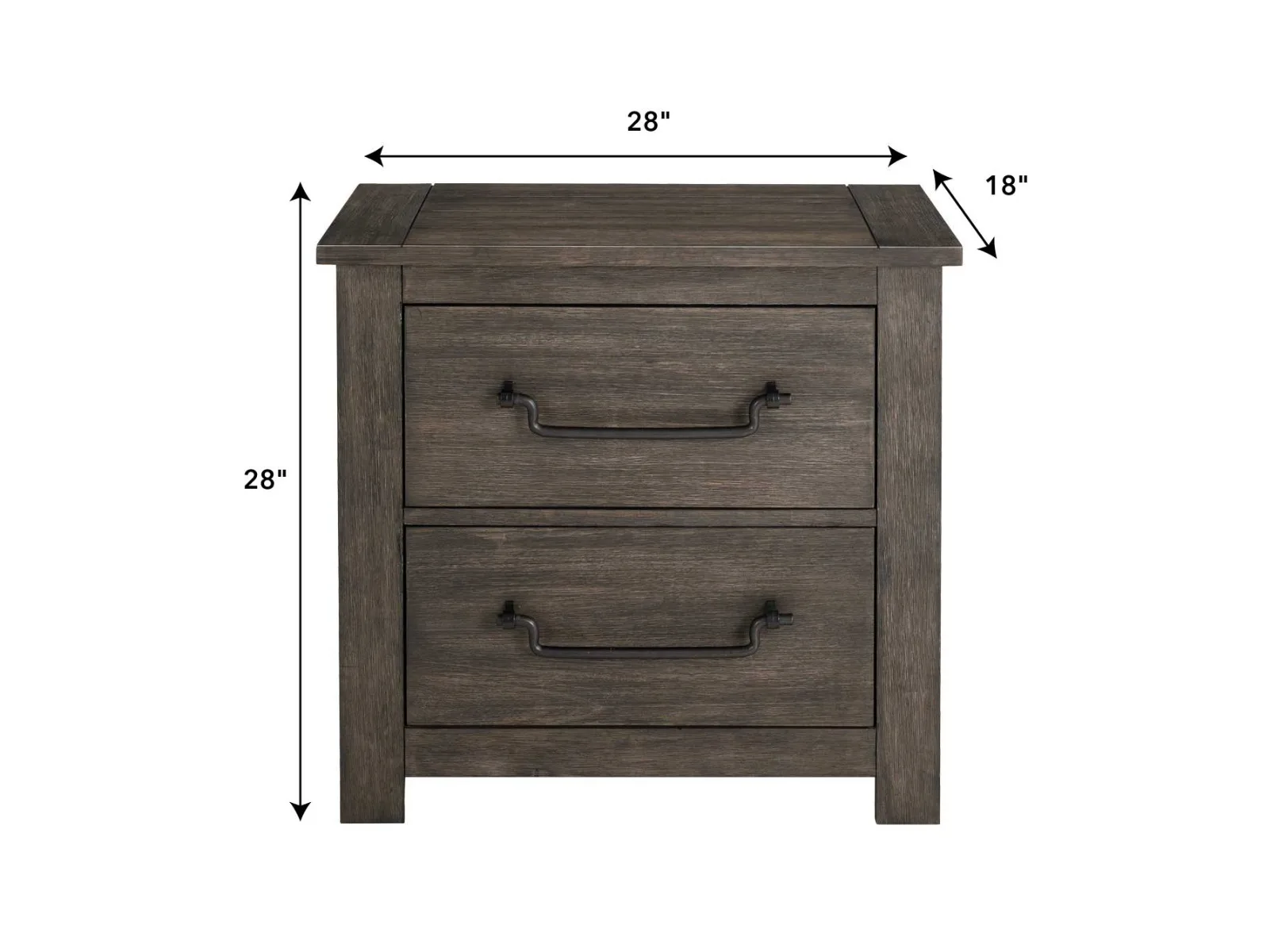 Montana Nightstand — Dimensions