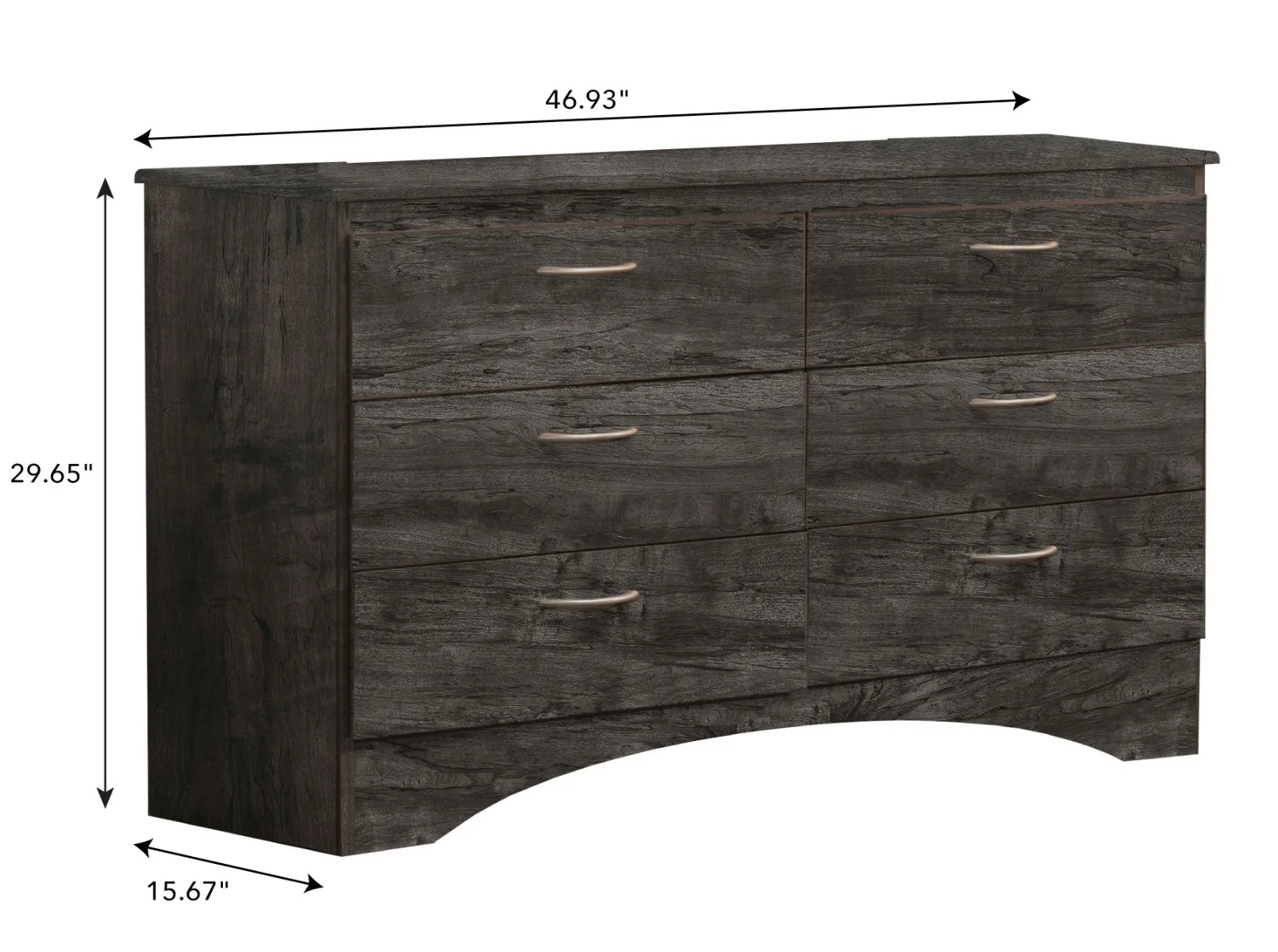 Canyon Maple Dresser — Dimensions