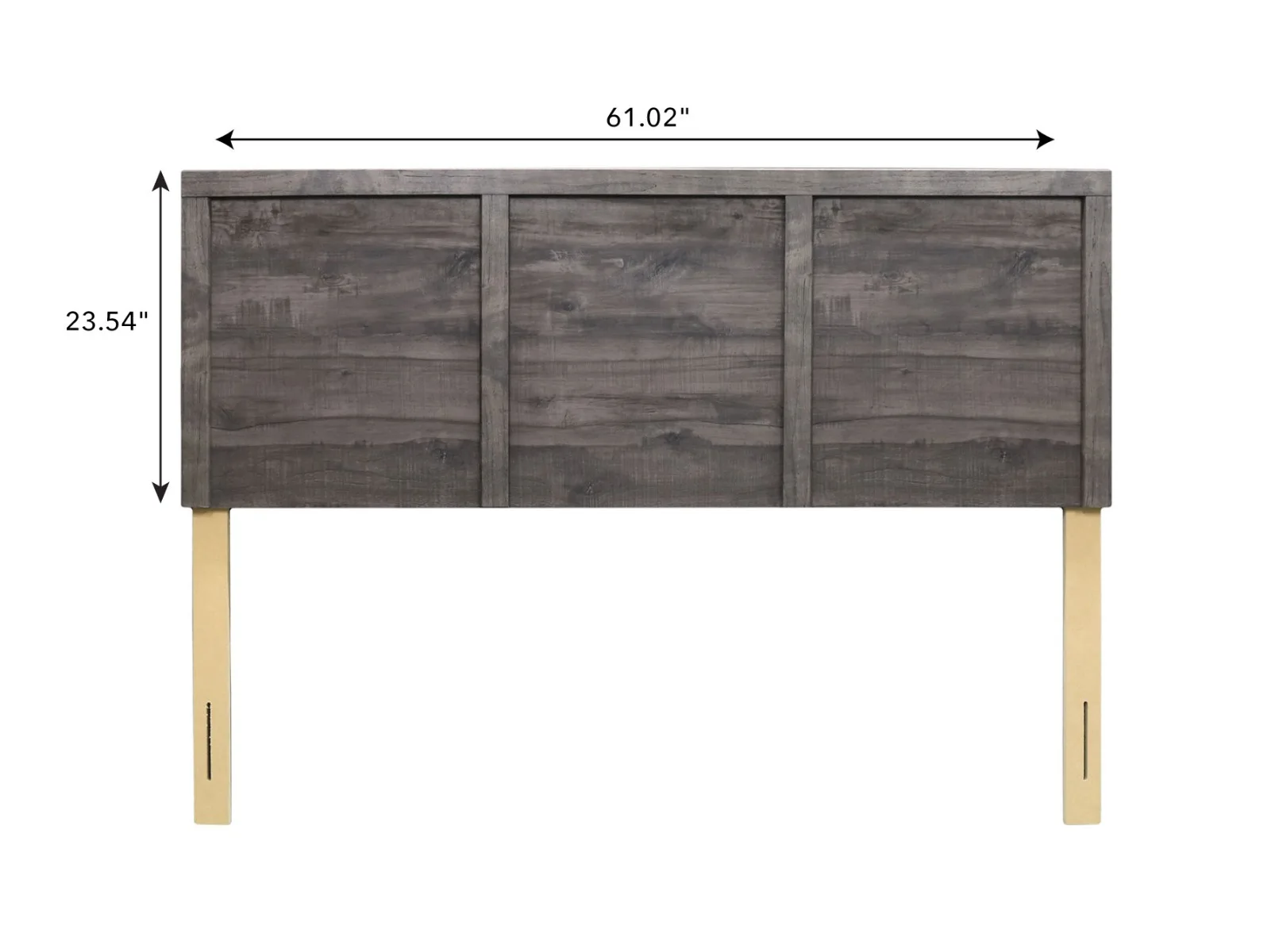 Canyon Maple Queen Panel Headboard — Dimensions