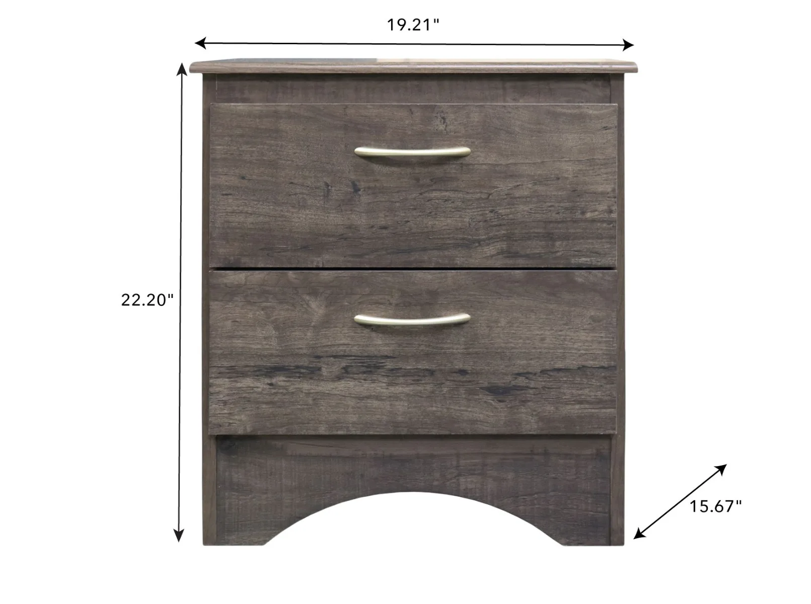Canyon Maple Nightstand — Dimensions
