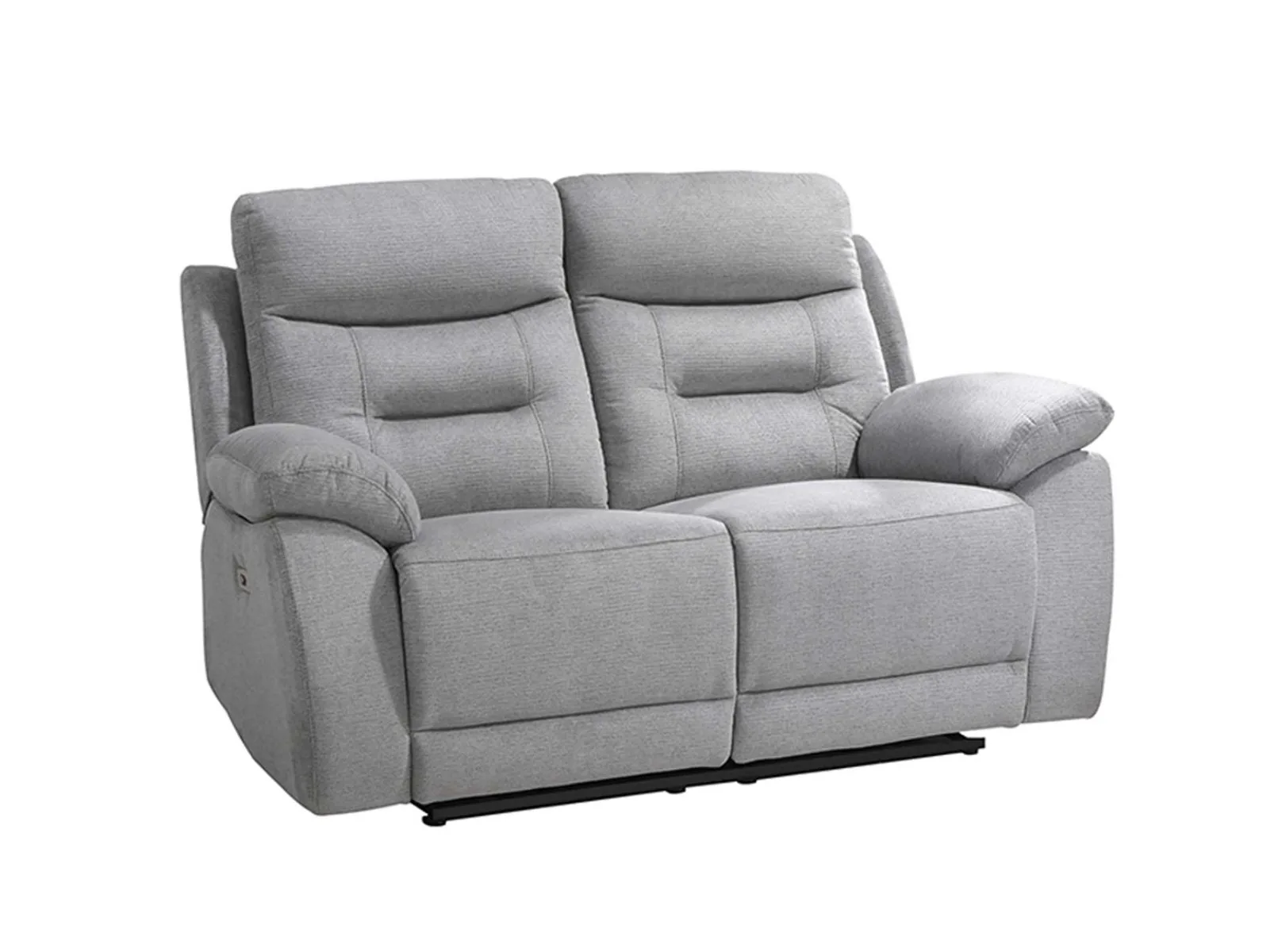 Calypso Grey Power Reclining Sofa & Loveseat Set — Dimensions