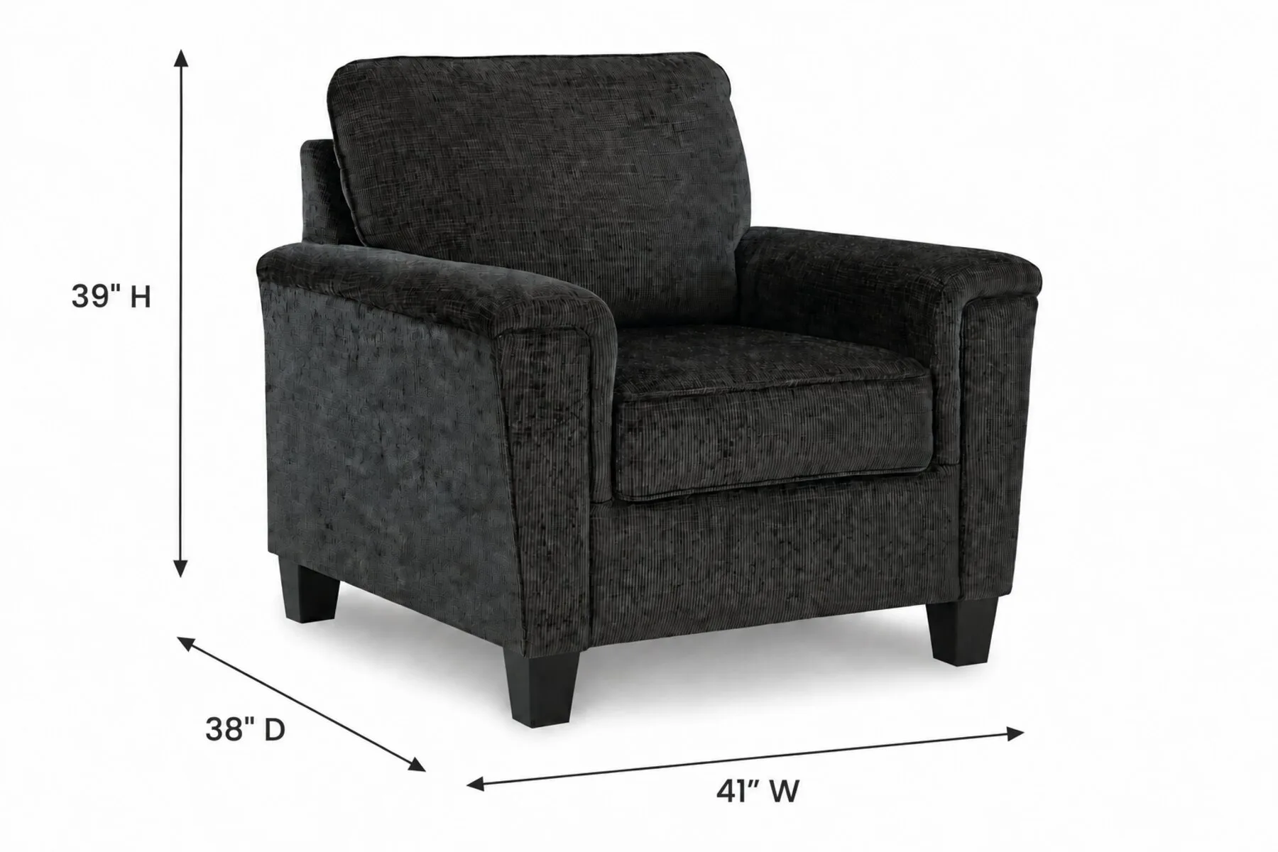 Erinslane Dusk Chair — Dimensions