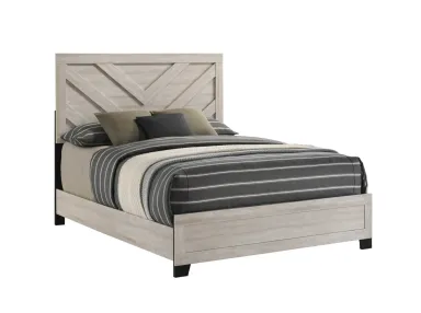 Bradley Dusty Grey Oak Full Bed