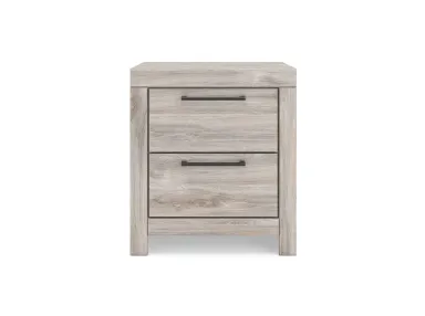 Broachmyn Gray Nightstand