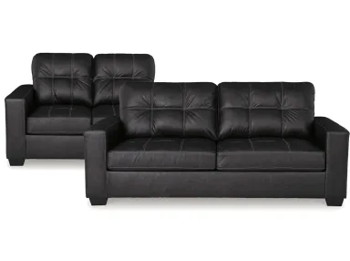 Barlin Mills Carbon Sofa and Loveseat set