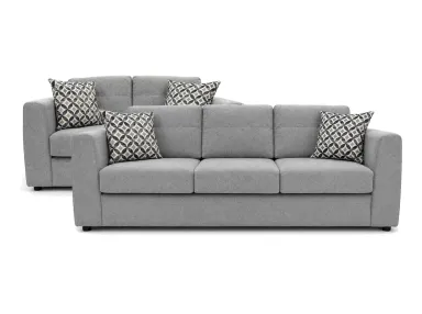 Brandon Grey Sofa/Loveseat Set