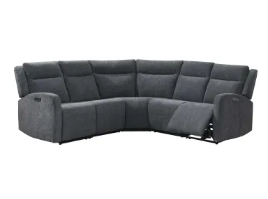 Alabama Grey 5Pc Power Sectional