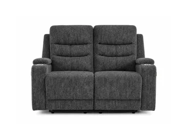 Firth Charcoal Power Reclining Loveseat