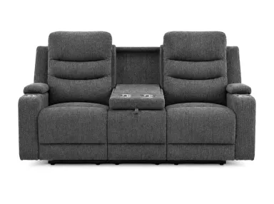 Firth Charcoal Power Reclining Sofa