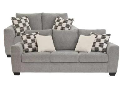 Loreo Flint Sofa and Loveseat set