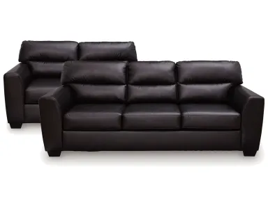 Glennbre Midnight Sofa and Loveseat set