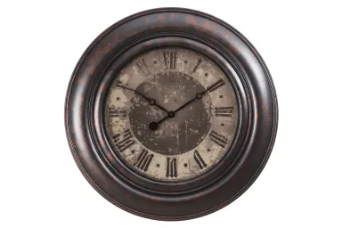 Brown 30" Diameter Wall Clock - 9027BR00
