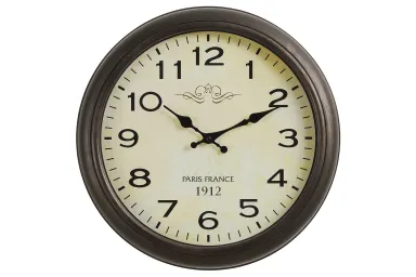 Antique Brown 16" Diameter Wall Clock - 9080AB00