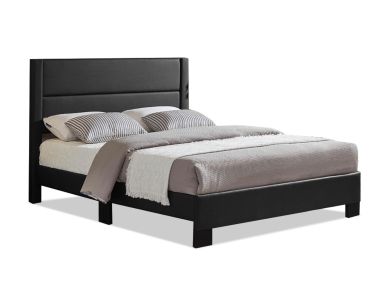 Black Full Complete Bed  - 2175BK3F