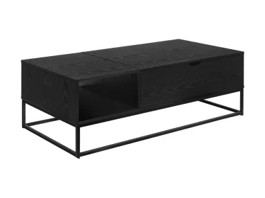 Black/Metal 48" Lift Top Coffee Table