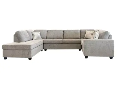 Brady Military 3-Piece Sectional with Left Facing Lounger - 2656BM3L