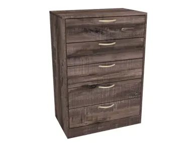 Canyon Maple 5 Drawer Chest - 0917CMP4