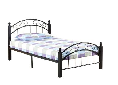 Cappuccino Turnpost Twin Bed Complete