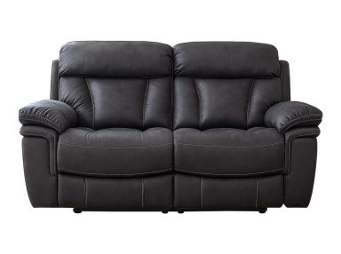 Cayman Gunmetal Reclining Loveseat