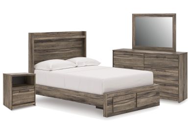 Elbrim Brown 7-Piece Full Bedroom Set