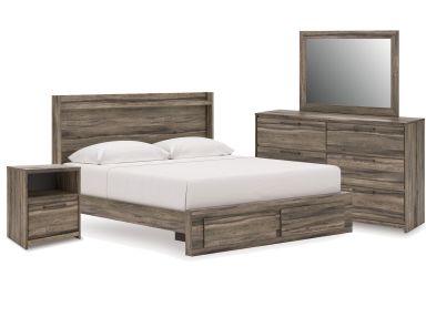 Elbrim Brown 7-Piece King Bedroom Set