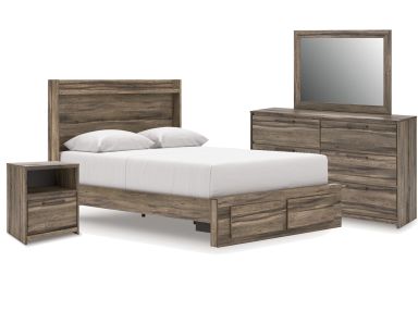 Elbrim Brown 7-Piece Queen Bedroom Set