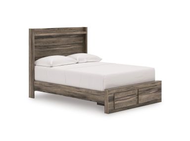 Elbrim Brown Full Bed w/ Storage Footboard