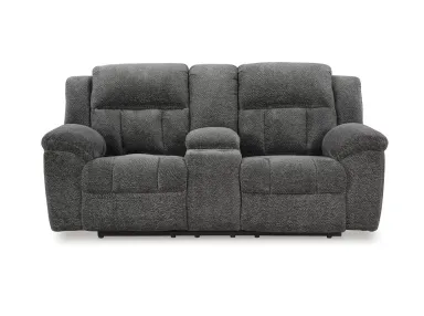 Frohn Graphite Reclining Loveseat - 3740FG02