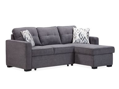 Hugo Charcoal 2Pc Storage Sleeper