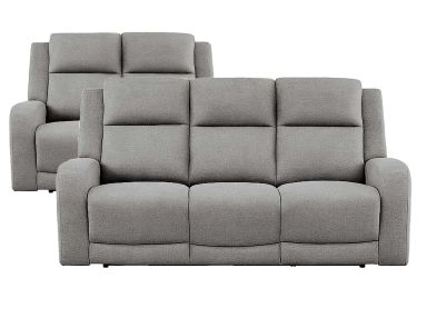 Hyde Park Steel Reclining Sofa & Loveseat